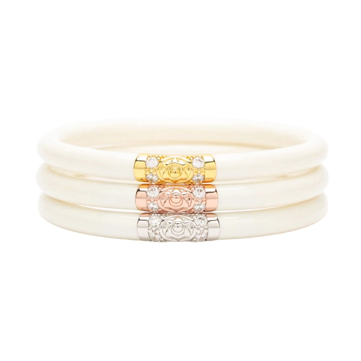 BudhaGirl | Three Kings All Weather Bangles (AWB®) - Ivory