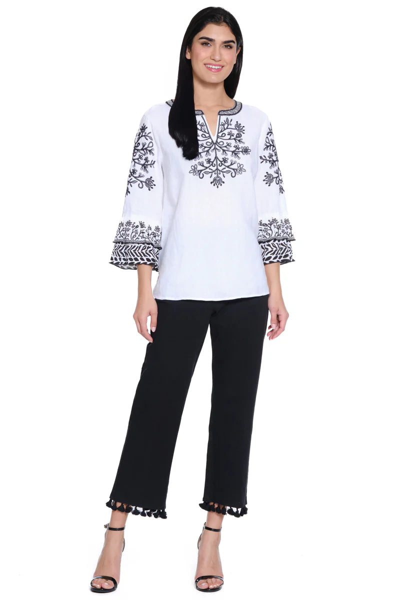 John Mark | 5-Pocket Tassle Hem Pant