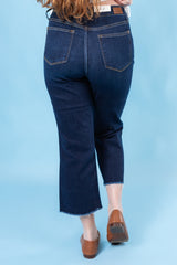 Judy Blue | High Waist Cropped Wide Leg Jeans (Final Sale)