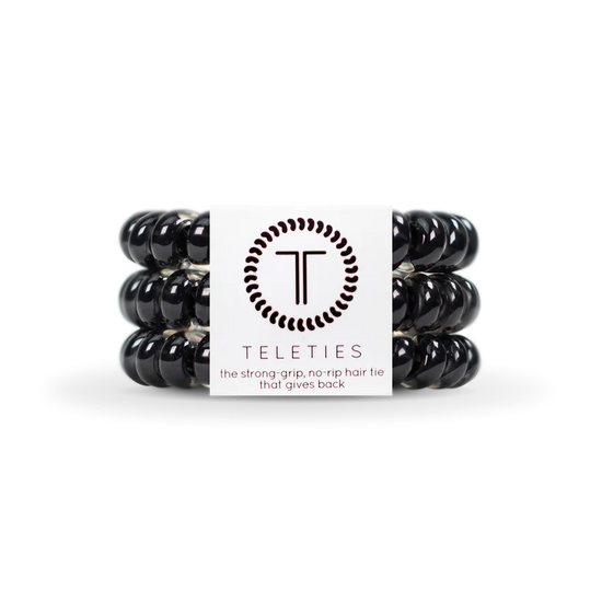 Teleties | Jet Black Large Hair Ties