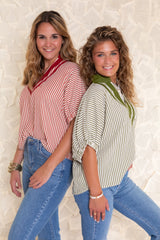 Savannah Stripe Tunic Top