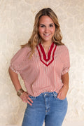 Savannah Stripe Tunic Top