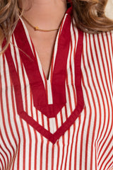 Savannah Stripe Tunic Top