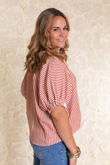 Savannah Stripe Tunic Top