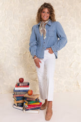 The Rosalind Denim Top