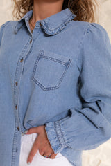 The Rosalind Denim Top
