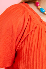Bella Breeze Coral Blouse