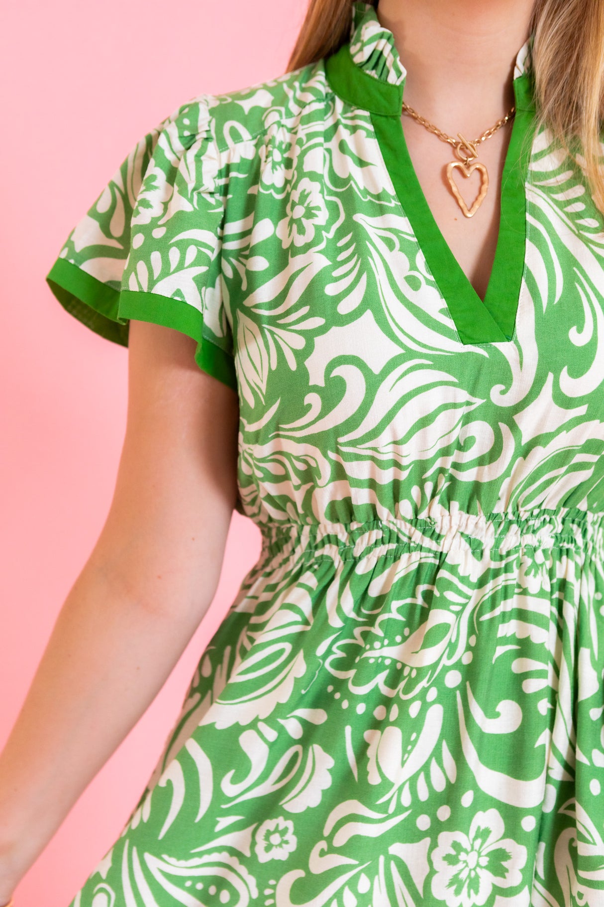 Savannah Sage Midi Dress