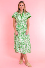Savannah Sage Midi Dress