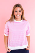 Hallie Stripe Lounge Top