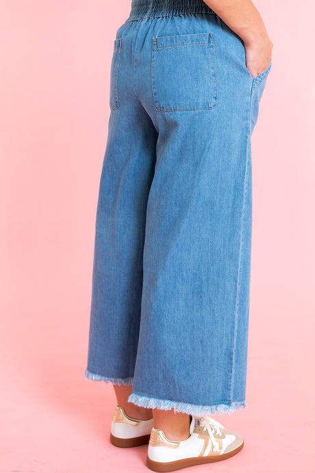 Blakely Breeze Wide Leg Light Denim Pants