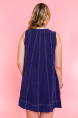 Navy Nora Swing Dress