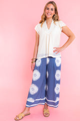 Ellie Blue Skies Palazzo Pants