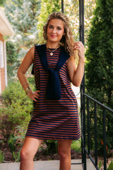 Penelope Stripe Mini Dress