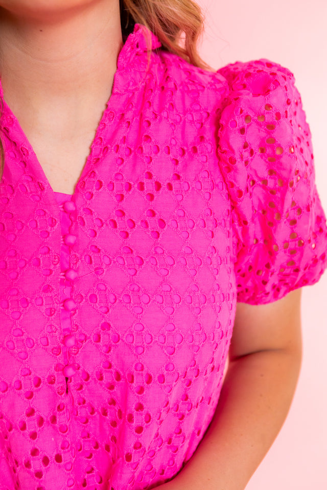 Mallory Eyelet Midi Dress