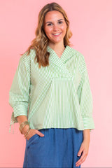 Tinsley Sweet Spring Stripe Top