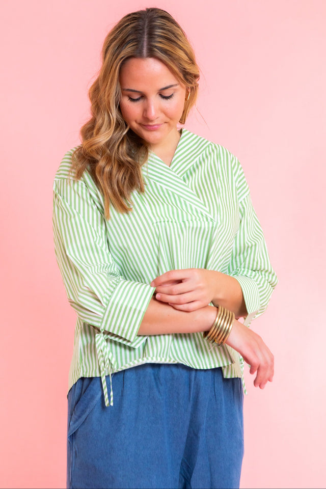 Tinsley Sweet Spring Stripe Top