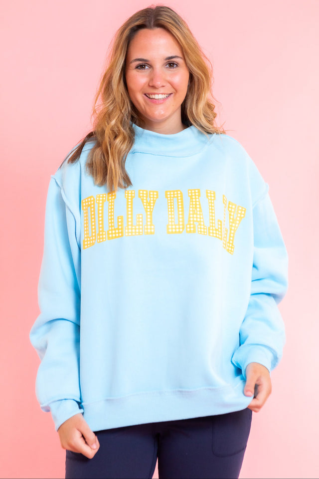 Dilly Dally & Lolly Gag Reversible Mock Neck