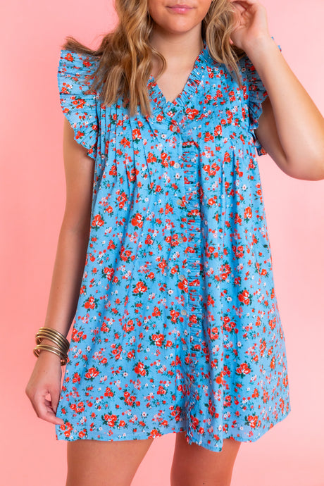 Emory Bloom Ruffle Dress