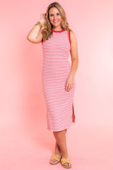 Reagan Americana Stripe Midi Dress