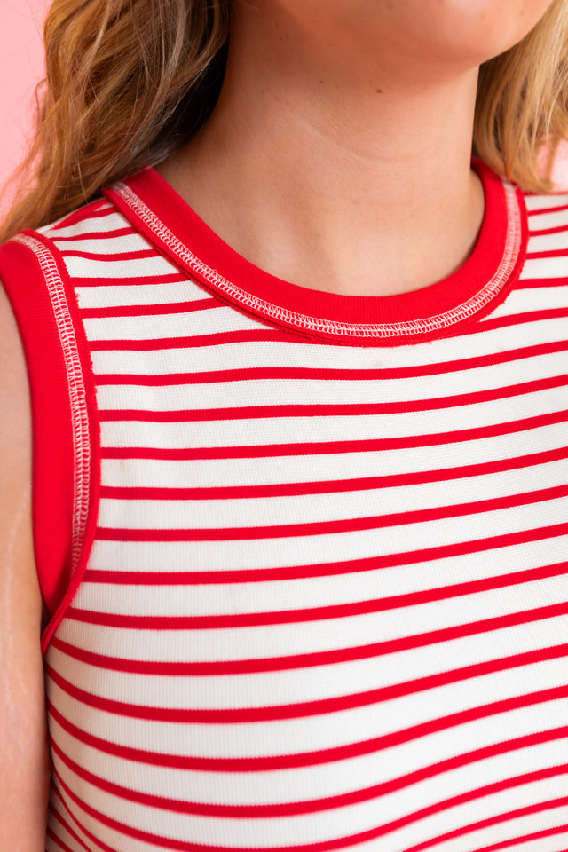Reagan Americana Stripe Midi Dress