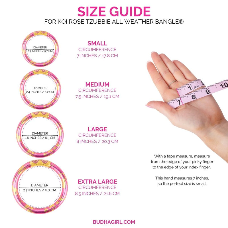 BuDhaGirl | KOI Rose Tzubbie All Weather Bangle® (AWB®)