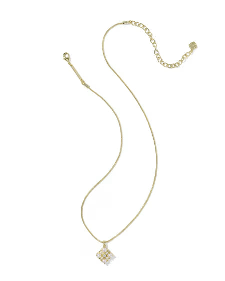 Kendra Scott | Dira Pearl Gold Short Pendant Necklace