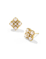 Kendra Scott | Dira Pearl Gold Stud Earrings