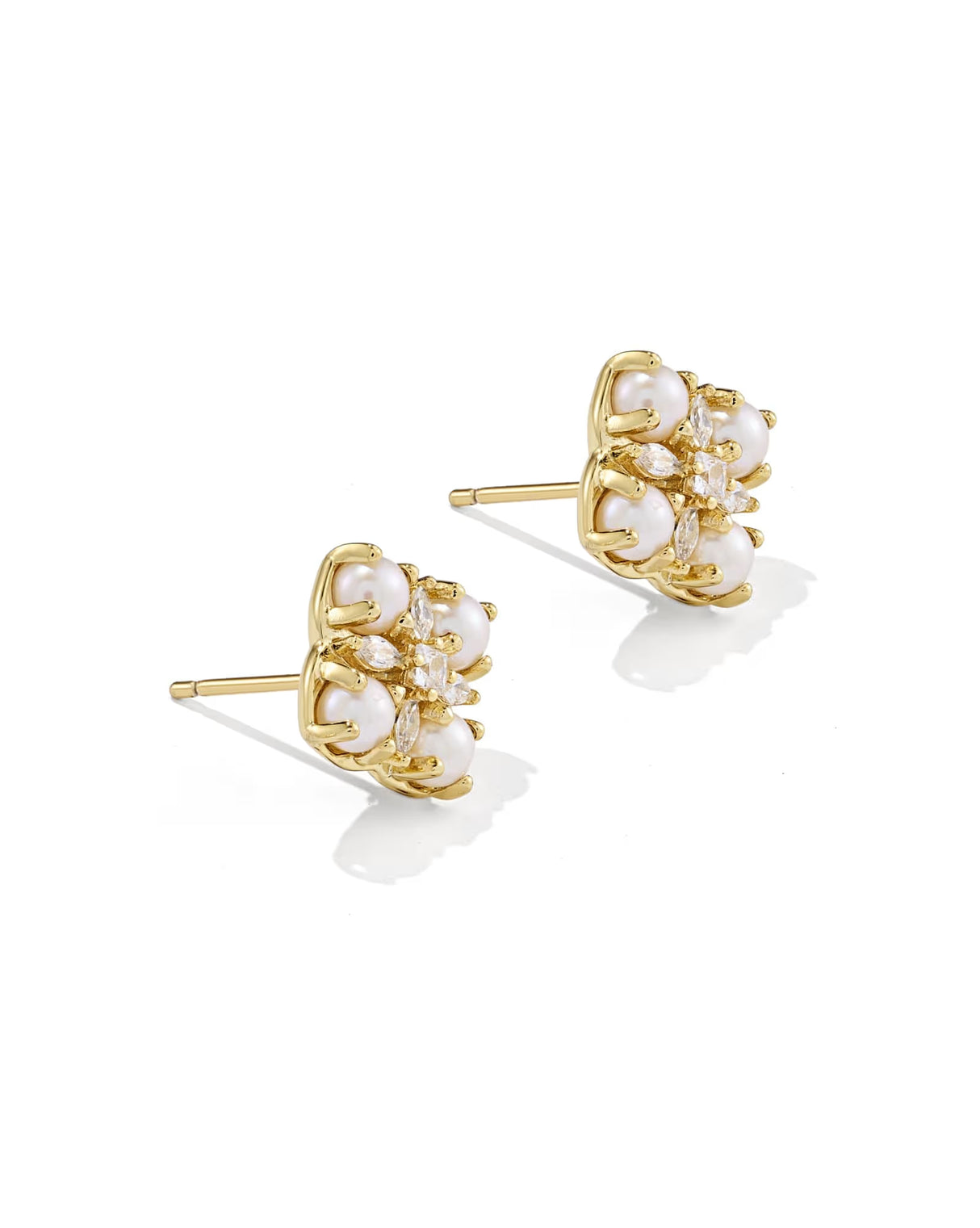 Kendra Scott | Dira Pearl Gold Stud Earrings