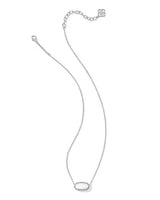 Kendra Scott | Elisa Silver Pendant Necklace in Ivory Mother-of-Pearl