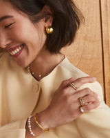 Kendra Scott | Leighton Gold Pearl Band Ring