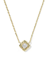 Kendra Scott | Mallory Crystal Gold Pendant Necklace