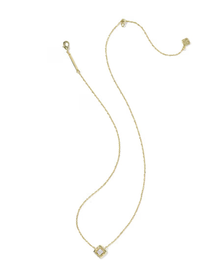 Kendra Scott | Mallory Crystal Gold Pendant Necklace