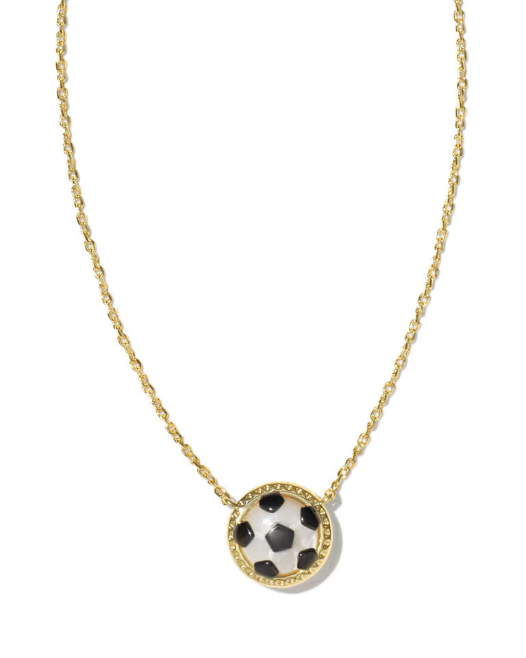 Kendra Scott | Soccer Gold Short Pendant Necklace
