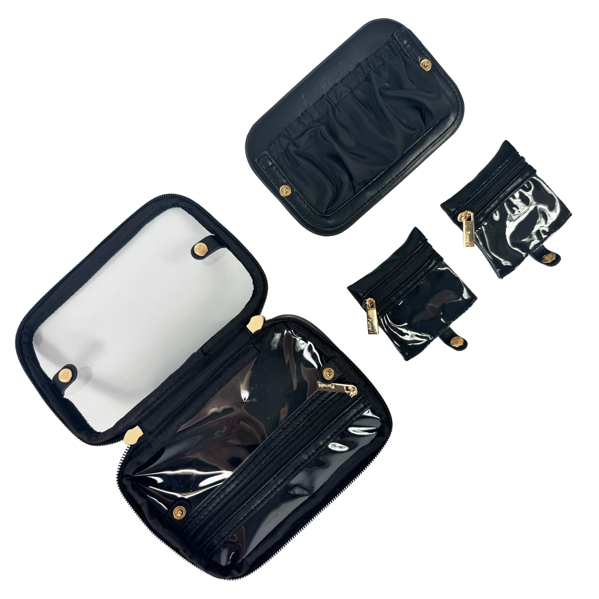 PurseN | LITTMINI - Lighted Mirror Case - Black