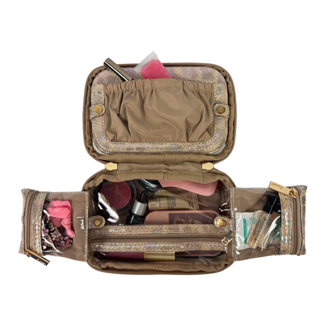 PurseN | LITTMINI Lighted Mirror Case - Glimmer Leopard