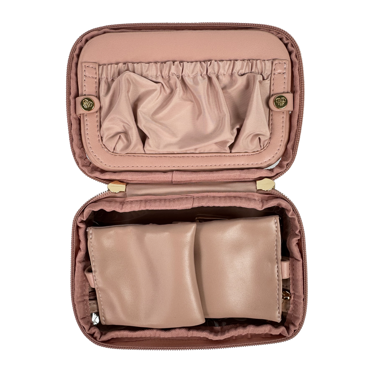 PurseN | LITTMINI - Lighted Mirror Case - Petal Rose