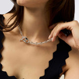 Julie Vos | Laguna Demi Link Necklace - Silver