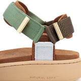 WODEN |  Line Sandal - Algae Multi