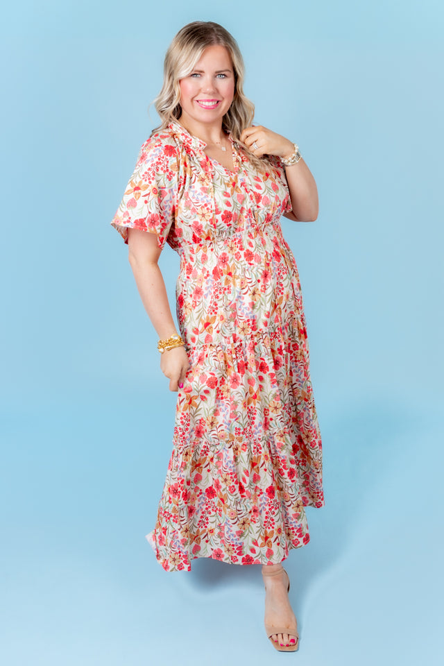 Finley Floral Tiered Maxi Dress