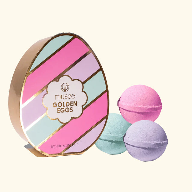 Musee | Golden Egg Mini Bath Balm Set