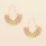 Scout | Chromacolor Miyuki U-Hoop Earring - Blush/Gold
