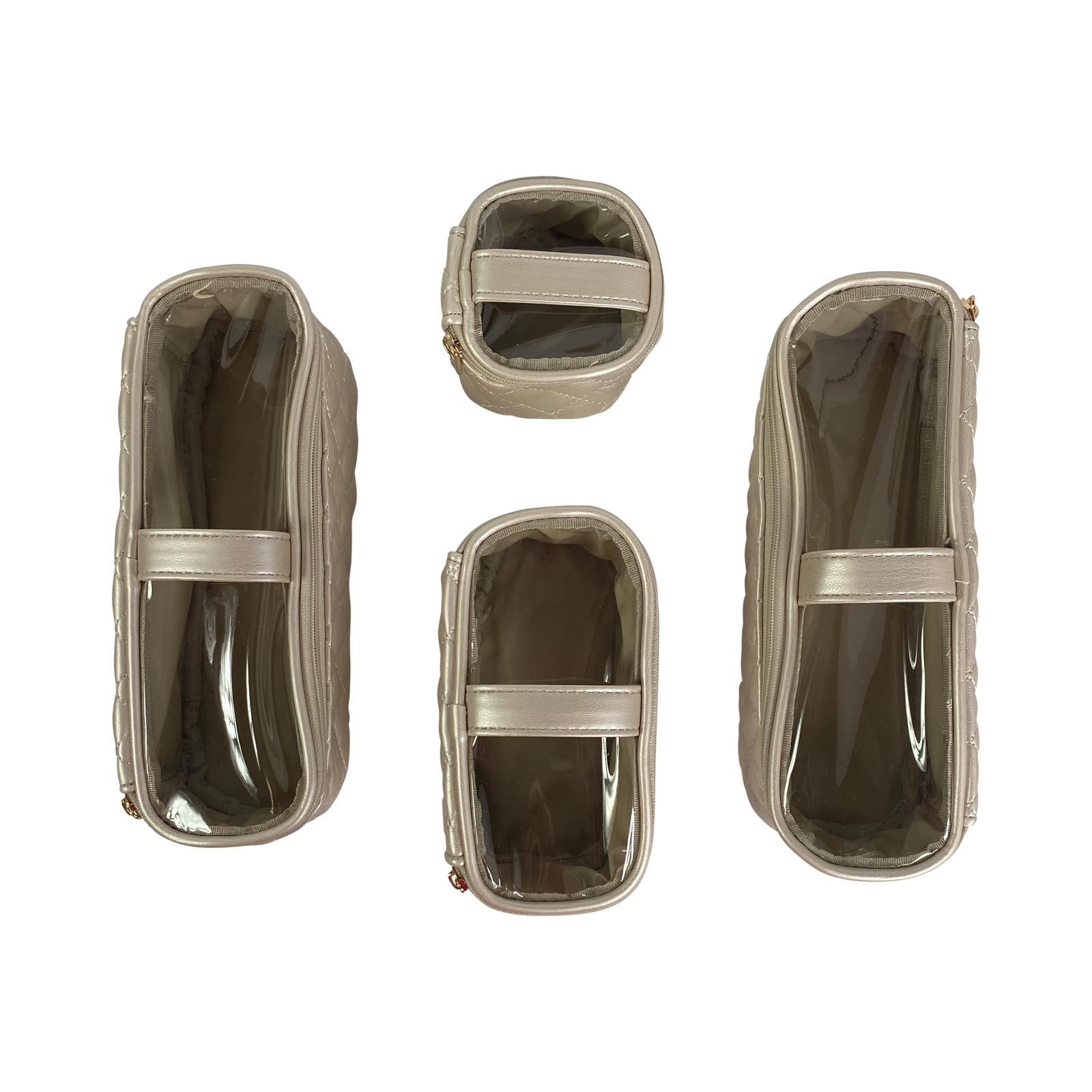 PurseN | Mini Diva Makeup Case - Pearl Quilted