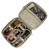 PurseN | Mini Diva Makeup Case - Pearl Quilted