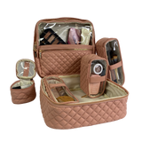 PurseN | Mini Diva Makeup Case - Petal Rose