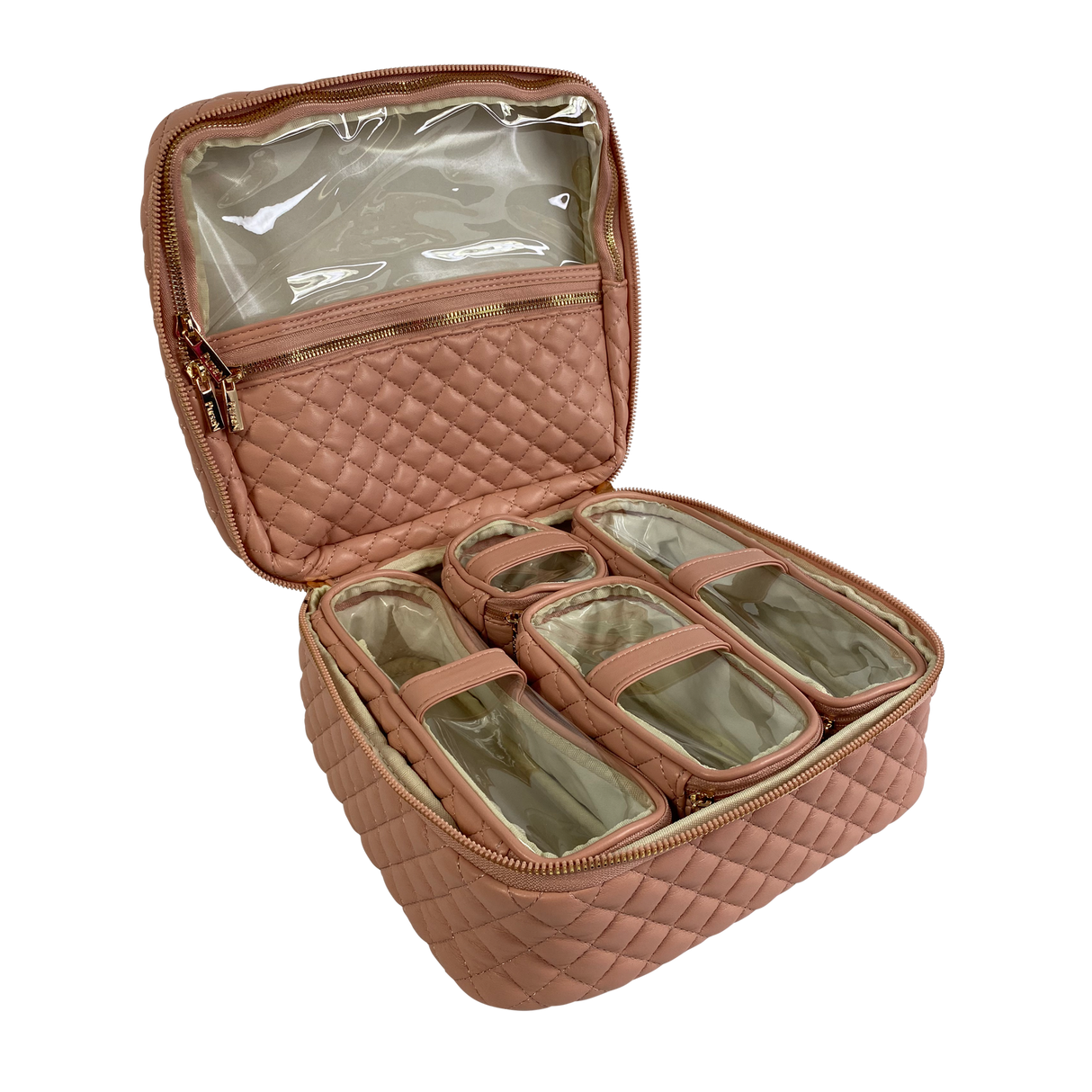 PurseN | Mini Diva Makeup Case - Petal Rose