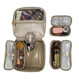 PurseN | Mini Diva Makeup Case - Pearl Quilted