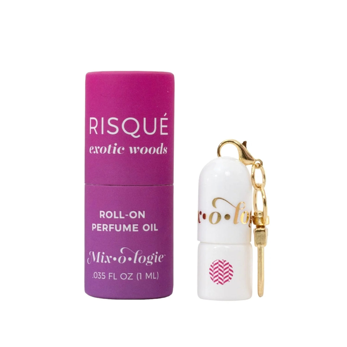 Mix.o.logie | Risqué (exotic woods) Keychain Mini Roll-On Perfume (1 mL)