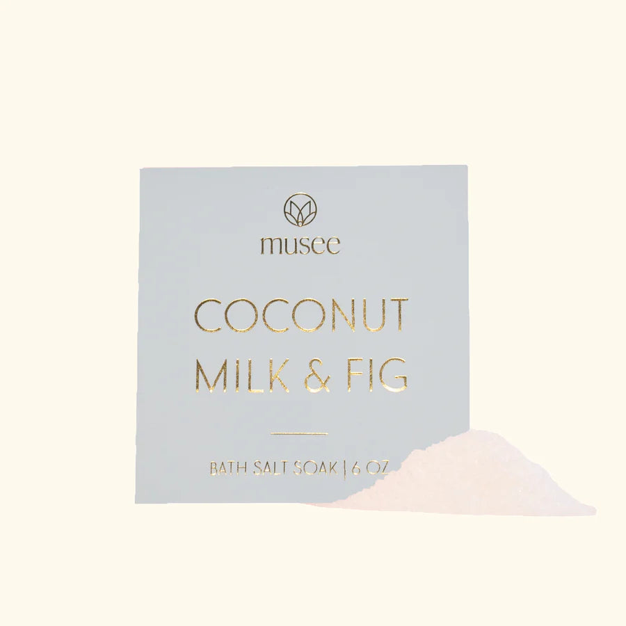 Musee | Coconut Milk & Fig Mini Bath Salt Soak
