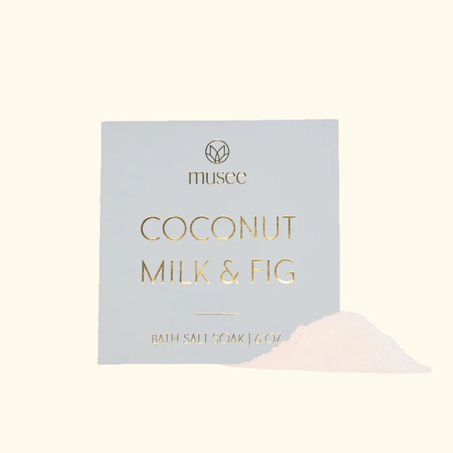 Musee | Coconut Milk & Fig Mini Bath Salt Soak